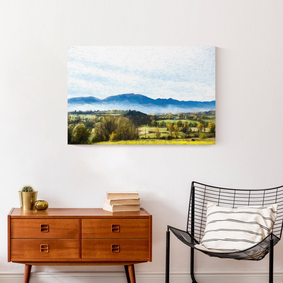 Green and Blue Mountains 30x20 Canvas