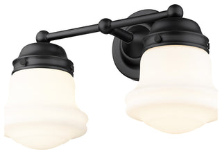 Zlite 735-2V-MB 2-Light Vanity, Matte Opal