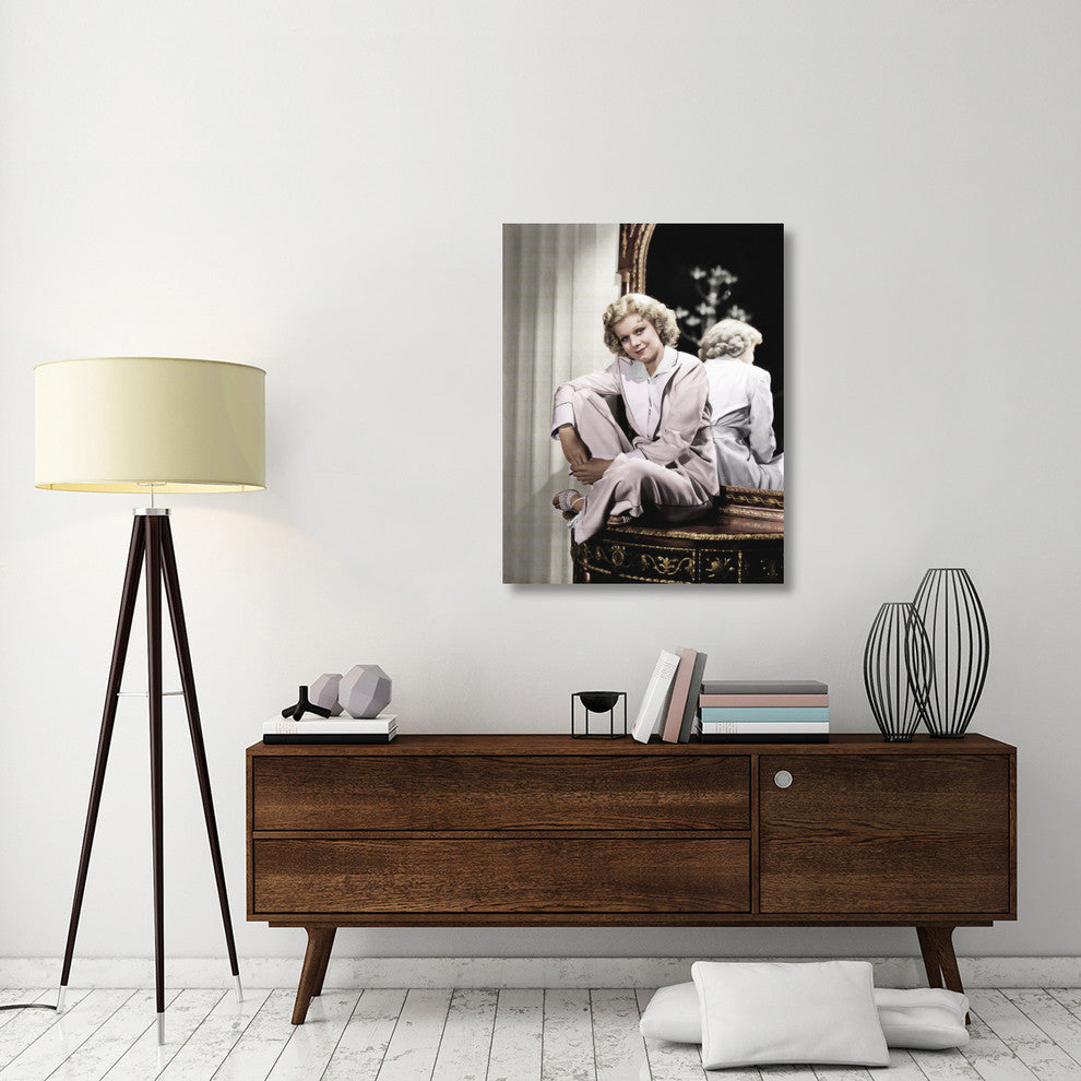 "Jean Harlow" Stretched Canvas Giclee by Hollywood Photo Archive, 31x40"