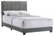 Kent Addyson Upholstered Platform Bed, Gray, Full