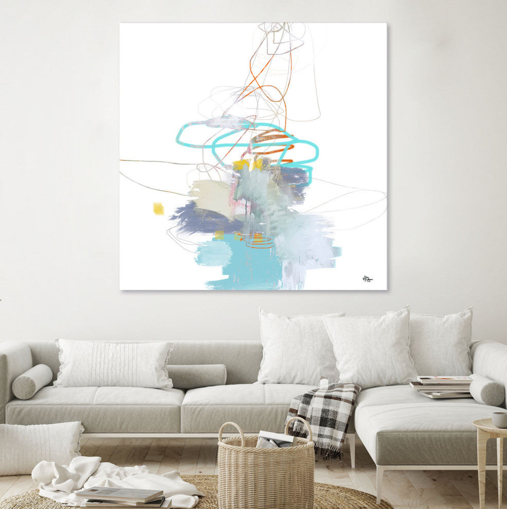 Loving Life V - 84 x 84 by Lisa Ridgers