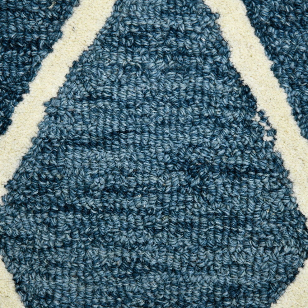 Vista Raton Area Rug, Navy, 8' x 10', Geometric