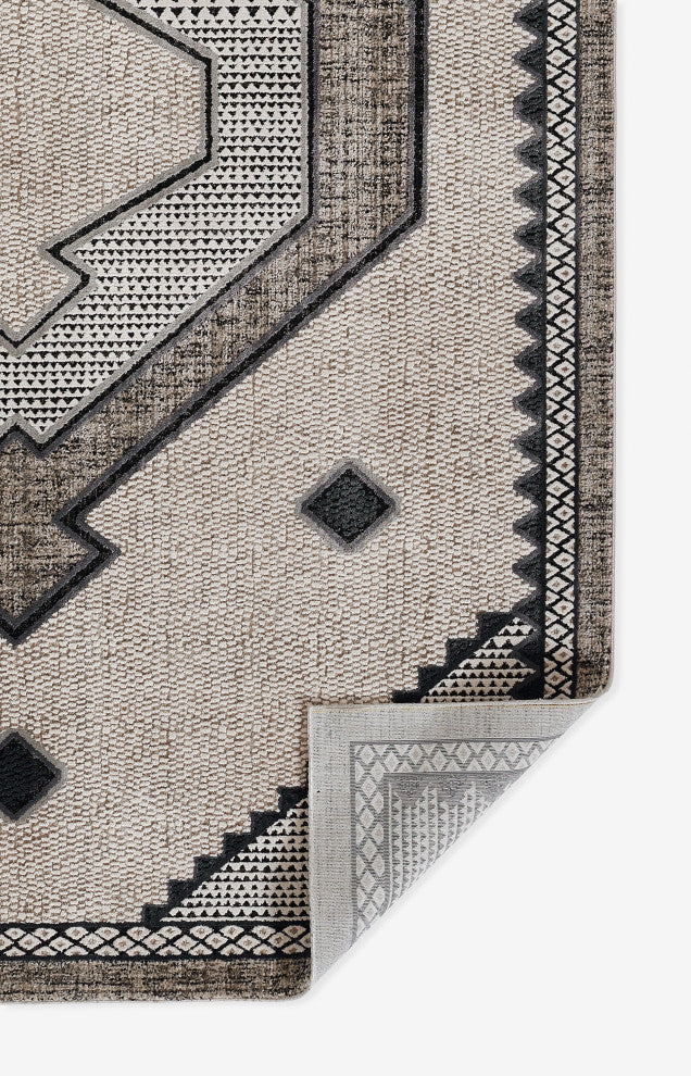 Momeni Noho Polyester Ivory Area Rug 5'3" X 7'6"