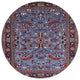 Ahgly Company Indoor Round Mid-Century Modern Area Rugs, 4' Round