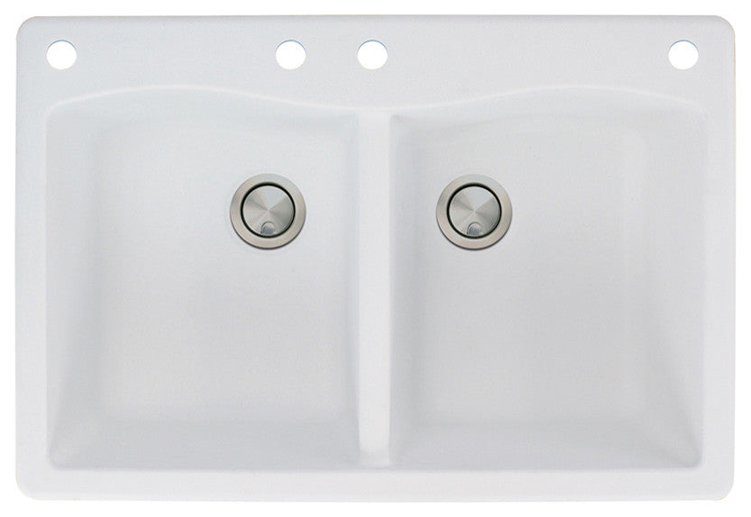 Transolid Aversa, White, 22"x33"x9.5"