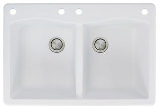 Transolid Aversa, White, 22"x33"x9.5"