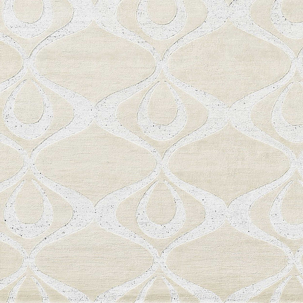 Ahgly Company Indoor Square Mid-Century Modern Area Rugs, 3' Square