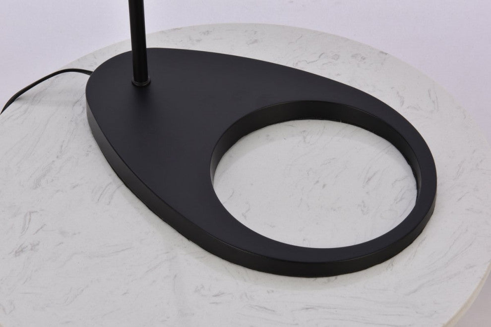 Joshua 1-Light Black Floor Lamp
