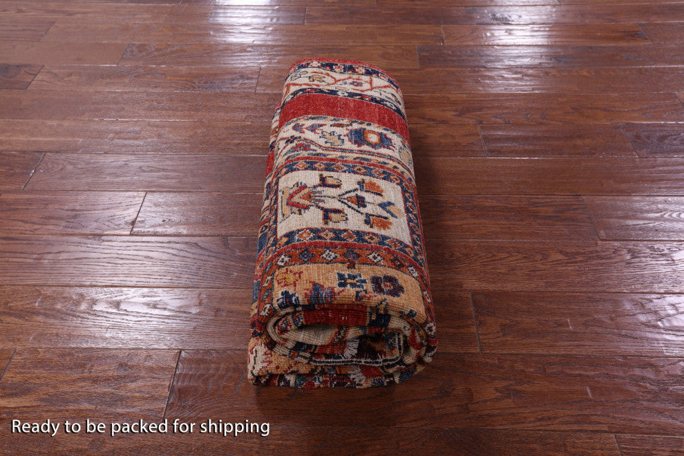 Hand Knotted Persian Garden Design Rug 4' 8" X 6' 10" Q10667