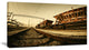 "Railway Tracks in Ukraine" Landscape Canvas Photo Print, 32"x16"