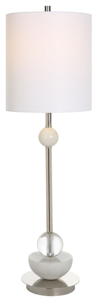 Uttermost Exposition Nickel Buffet Lamp