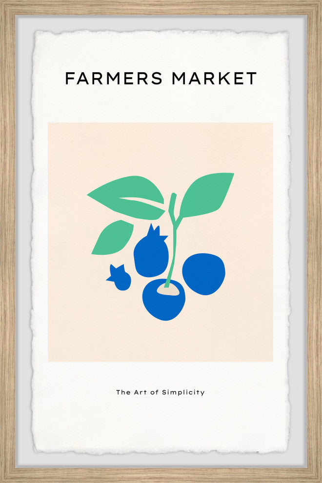 "Art of Simplicity" Framed Painting Print, 30x45