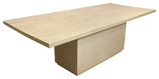 Flagstaff 72" Solid Wood Dining Table, Stone Natural Finish