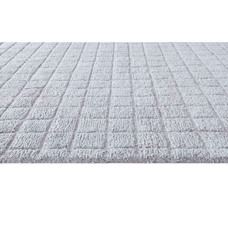 Manhattan Squares Area Rug, Gray, 8'x10'