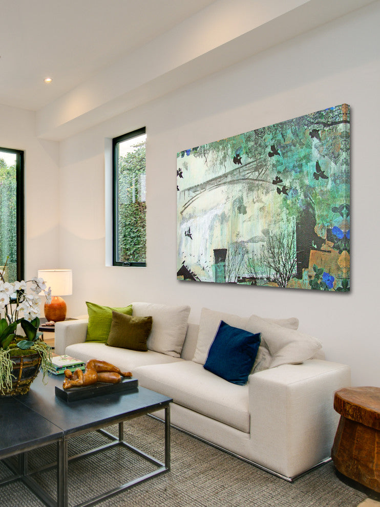 "Genevieve Couteur" Print on Canvas by Tracy Silva Barbosa