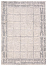 Label J Quadrant EVA03 Geometric Ivory Area Rug, 6'x9'