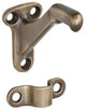 Nuk3y Heavy Duty Handrail Bracket, Antique Brass
