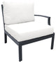 Lexington 5 Piece Outdoor Aluminum Patio Furniture Set 05a White