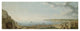 "Naples, Southwest, Pizzofalcone toward Capo di Posilippo" Paper Art, 38"x15"
