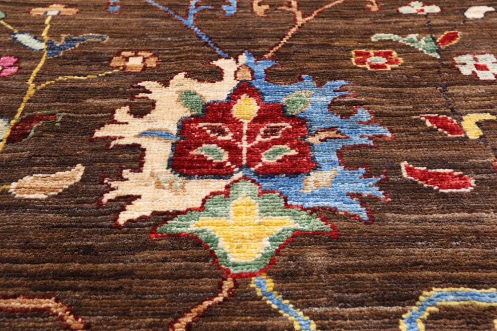 Persian Tabriz Hand-Knotted Wool Rug 8' 1" X 9' 9" Q7285