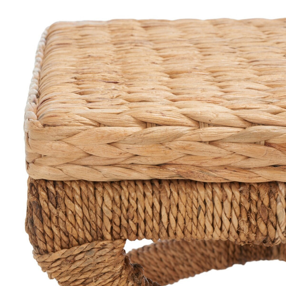 Safavieh Caycee Waterhyacinth Coffee Table Natural