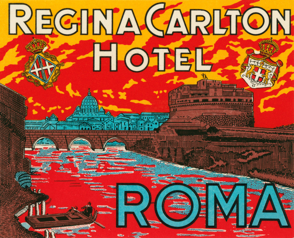 Contemporary Modern Vintage Transitional Fine Art,  REGINA CARLTON, ROME