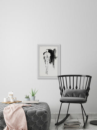 "Own the Runway" Framed Painting Print, 30x45
