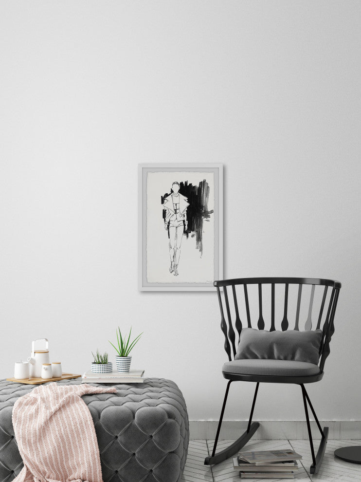 "Own the Runway" Framed Painting Print, 30x45