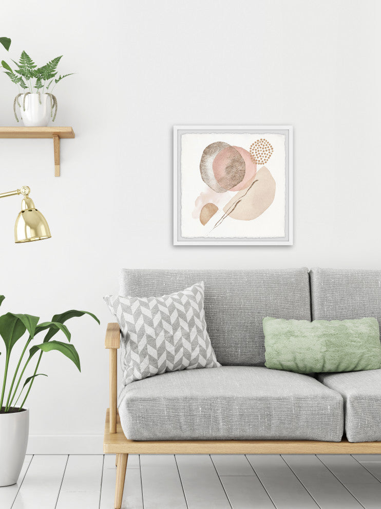 "Equal Impact" Framed Painting Print, 24x24