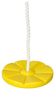 Daisy Disc Swing Seat With Rope, Yellow