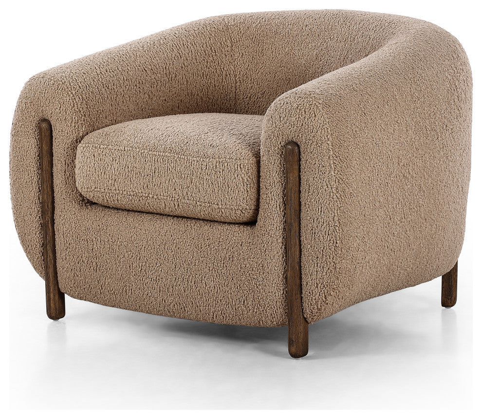 Lyla Chair-Sheepskin Camel