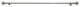 CommonWealth Home FashionsBlackout Curtain Rod Extendable 72"-144" Nickel
