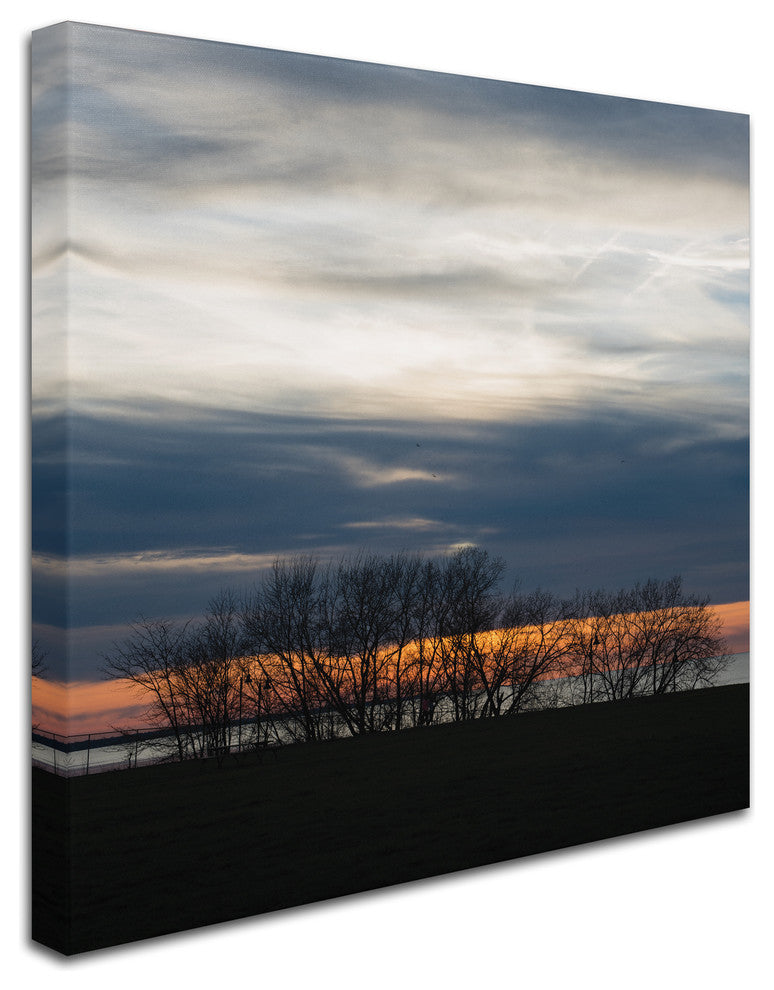 Kurt Shaffer ''April Sunset'' Canvas Art, 14x14