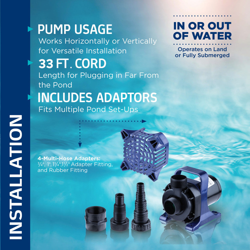 Cyclone Pump 3100 GPH With 33-Foot Cord