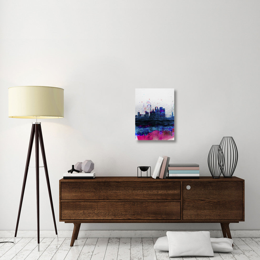 "Tokyo Watercolor Skyline" Fine Art Print