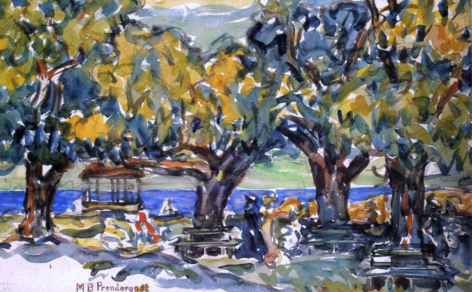 Maurice Prendergast Salem Massachusetts, 18"x27" Wall Decal