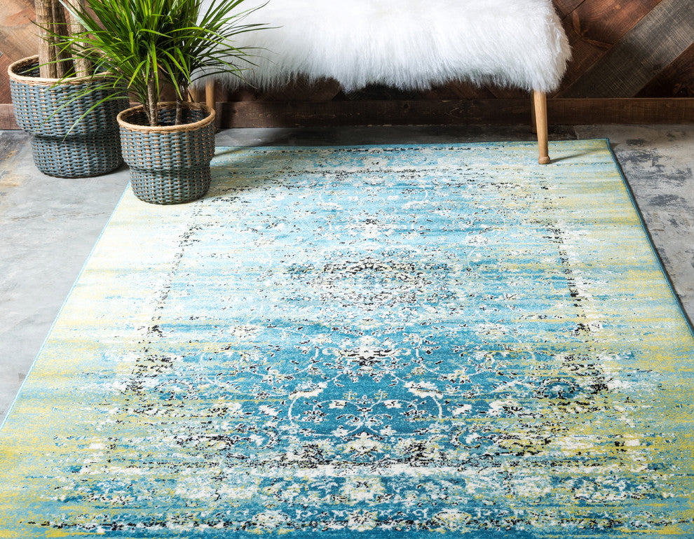 Unique Loom Blue Imperial Sultan 2' 0 x 3' 0 Area Rug