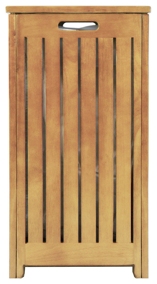 Oceanstar Spa-Style Bamboo Laundry Hamper