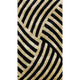 8 x 10 Beige and Black Geometric Illusion Area Rug