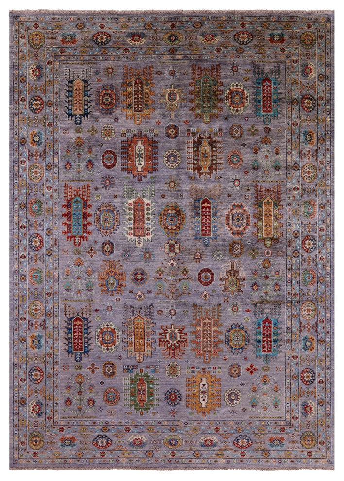 Hand Knotted Persian Wool Rug 6' 9" X 9' 8" - Q12204