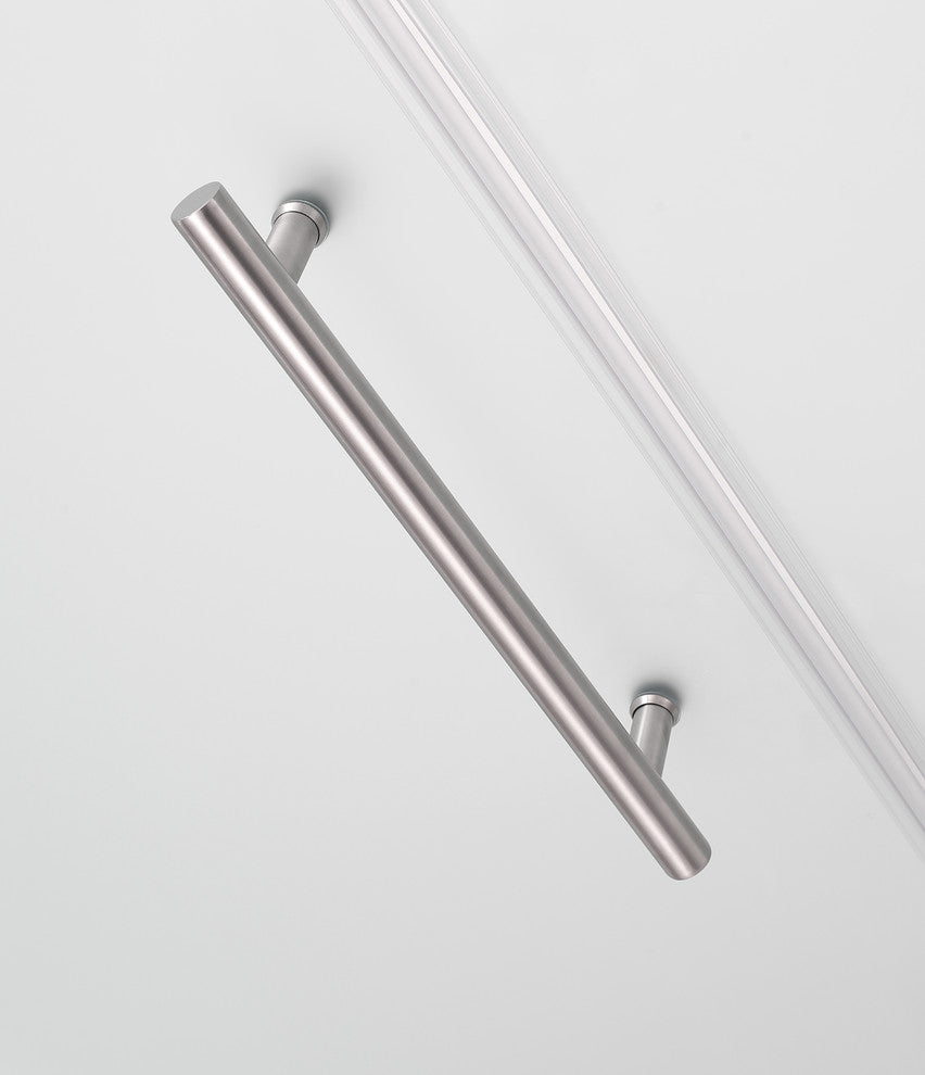 Belmore GS 46.25"-47.25"x72" Frameless Hinged Shower Door