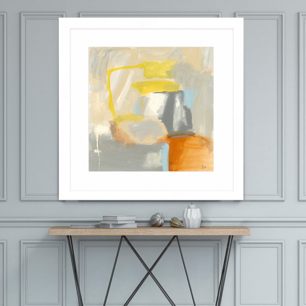 "Sacred I" Matted and Framed, 36" x 36"