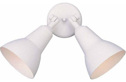 Volume Lighting V9782 2 Light 10.5"H Outdoor Security Light - White