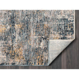Hampton Abstract Area Rug, Silver, 7'10"x10'