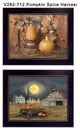 "Pumpkin Space Harvest" Collection By Billy Jacobs Printed Wall Art, Black Frame