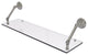 Prestige Monte Carlo 30" Floating Glass Shelf, Satin Nickel