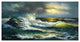"Ocean Waves" Digital Paper Print by Diane Romanello, 50"x26"