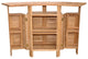 Grand Cayman Folding Bar Table, Grade A Teak