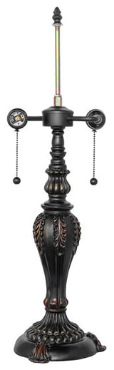 26" High Willow Branch With 2 Light "S" Cluster Table Base