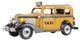 c1933 Vintage Checker Taxi Cab Model Sculpture